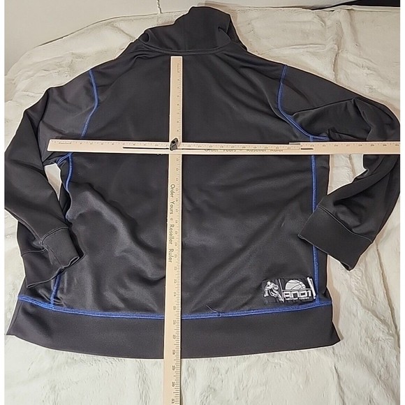 AND1 Basketball Hoodie Sweatshirt Big Logo‎ Pullover Long Sleeves Blue Mens 2X - Picture 4 of 6